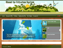 Tablet Screenshot of abood-filter.com